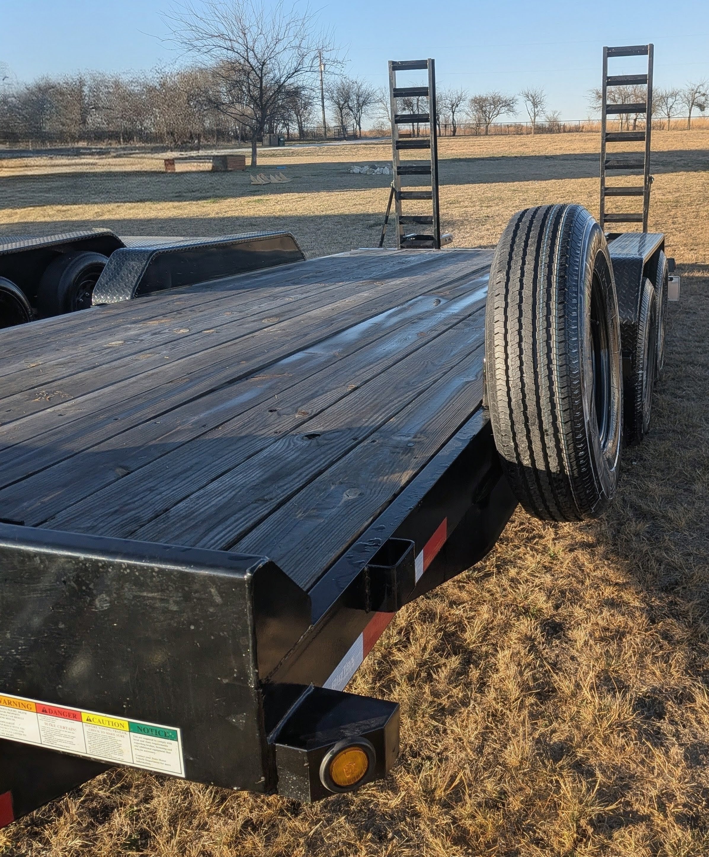7 ft x 20 ft Car Hauler Trailer (Wood Deck) thumbnail 2