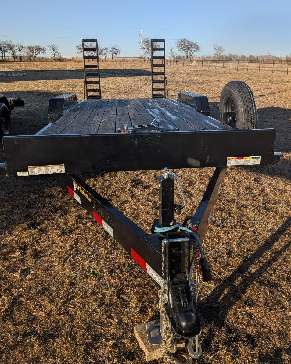 7 ft x 20 ft Car Hauler Trailer (Wood Deck) thumbnail 3