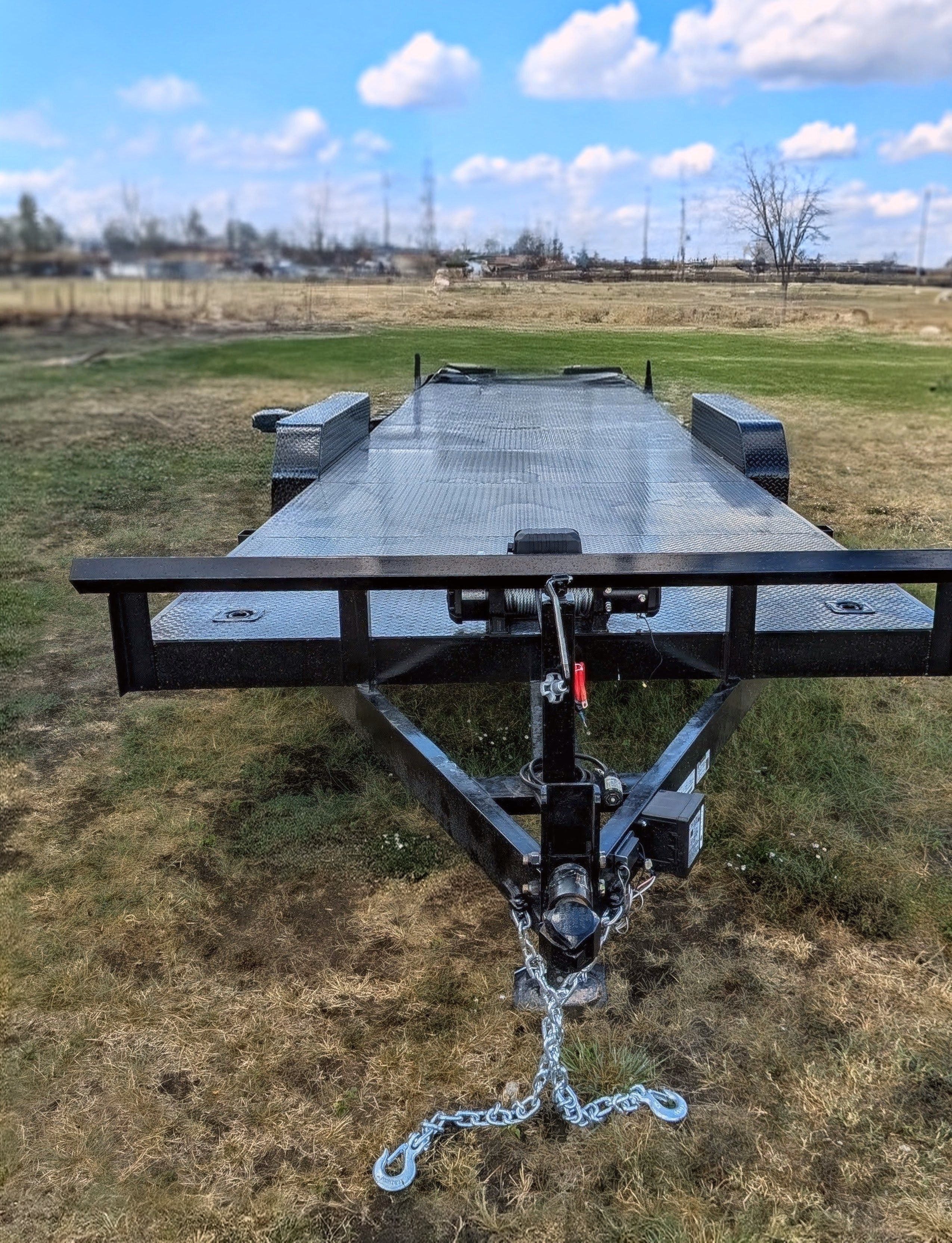 7 ft x 20 ft Car Hauler Trailer (Steel Deck) thumbnail 2